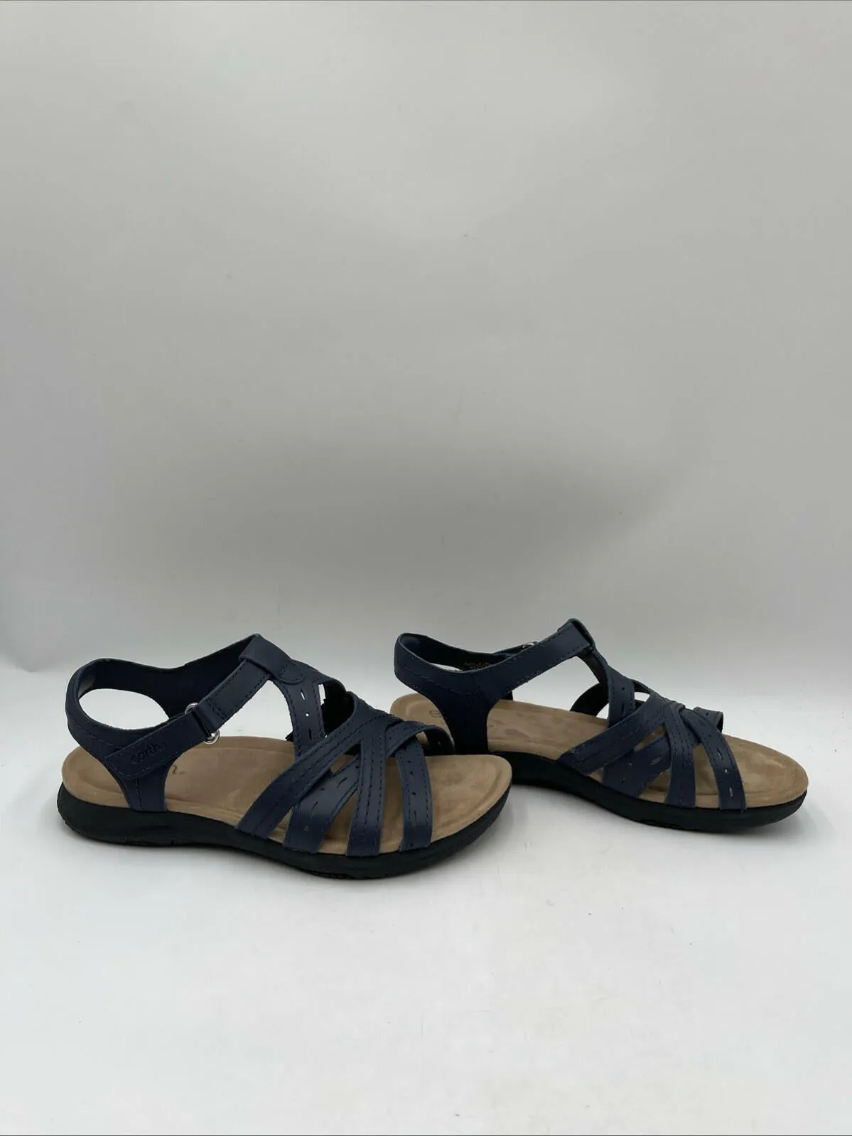 NWB Earth Origins Sellie Sandal Women's Navy Blue Size 8.5W