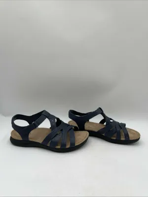 NWB Earth Origins Sellie Sandal Women's Navy Blue Size 8.5W