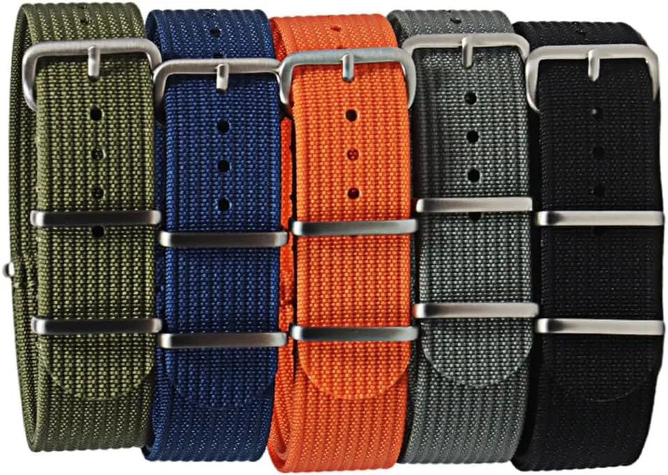 Nylon Strap 20mm 22mm Nylon Watch Straps Braid Ballistic Fabric Watchband Accessories for Military Watch Band