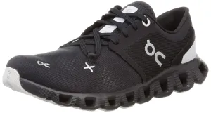On Women's Cloud X 3 Sneakers, Black, 5 Medium US