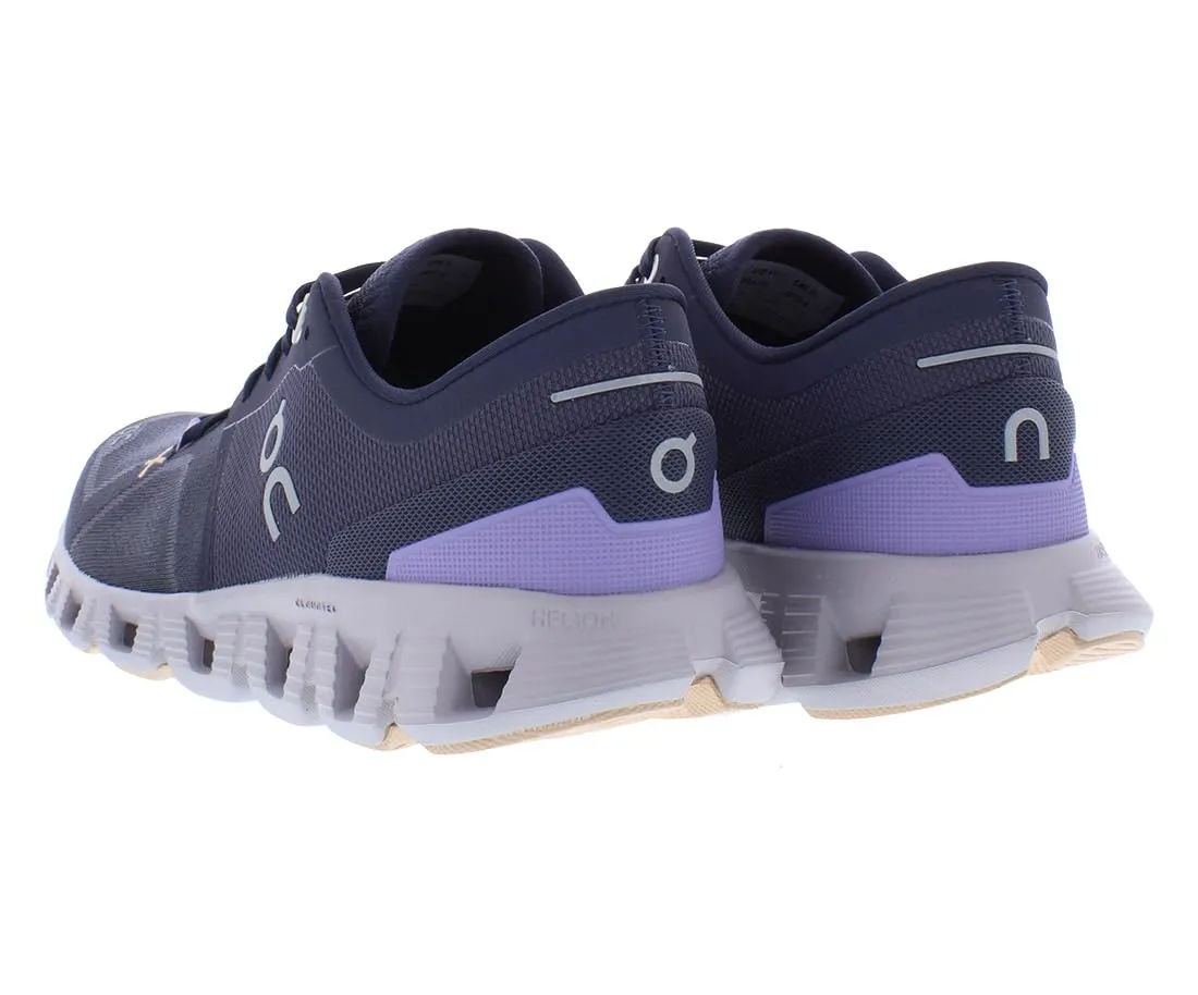 On Women's Cloud X 3 Sneakers, Iron/Fade, 8.5 Medium US