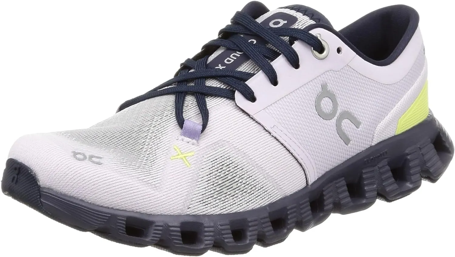 ON Womens Cloud X 3 Textile Synthetic Orchid Iron Trainers 10 US