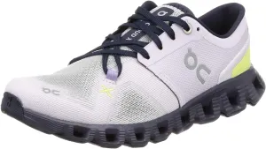 ON Womens Cloud X 3 Textile Synthetic Orchid Iron Trainers 10 US
