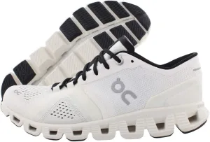 On Women's Cloud X Sneakers, White/Black, 8.5 Medium US