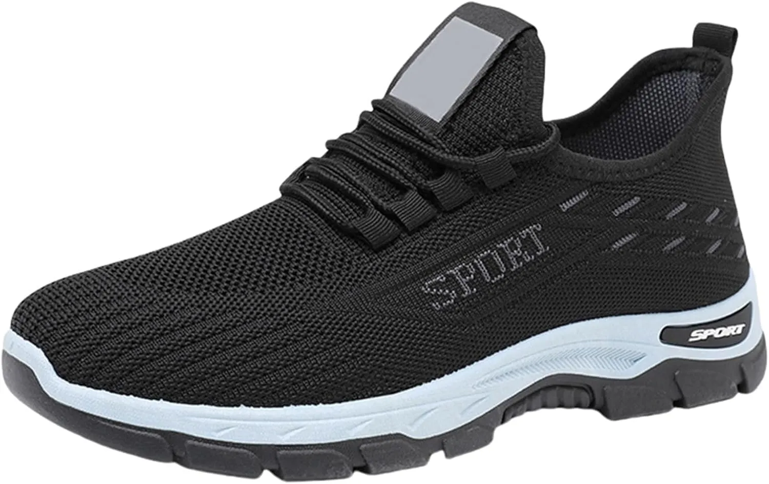 Orthopedic Shoes Arch Support Wide Toe Box Sneakers Slip On Mesh Breathable Walking Sneakers Non-Slip Gym Tennis Athletic Workout Trainer Comfortable Diabetes Shoes