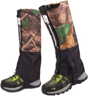 Outdoor Camouflage Snowproof Waterproof Snow Boot Gaiters Legging Gaiter High Leg Cover for Hiking Walking Climbing Hunting