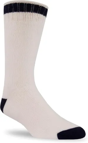 Outdoor Sock- J.B Field's Outdoors GT Sock (White/Navy, Large (8-12 Shoe))
