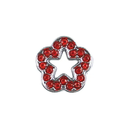 Parisian Pet 'Slide Flower Charm 5 pk' for Dogs & Cats – Fun & Customizable Pet Accessory, Various Colors
