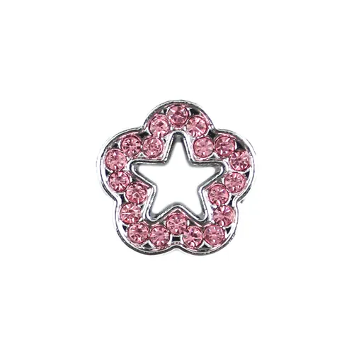 Parisian Pet 'Slide Flower Charm 5 pk' for Dogs & Cats – Fun & Customizable Pet Accessory, Various Colors