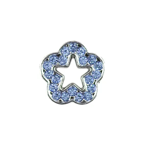 Parisian Pet 'Slide Flower Charm 5 pk' for Dogs & Cats – Fun & Customizable Pet Accessory, Various Colors