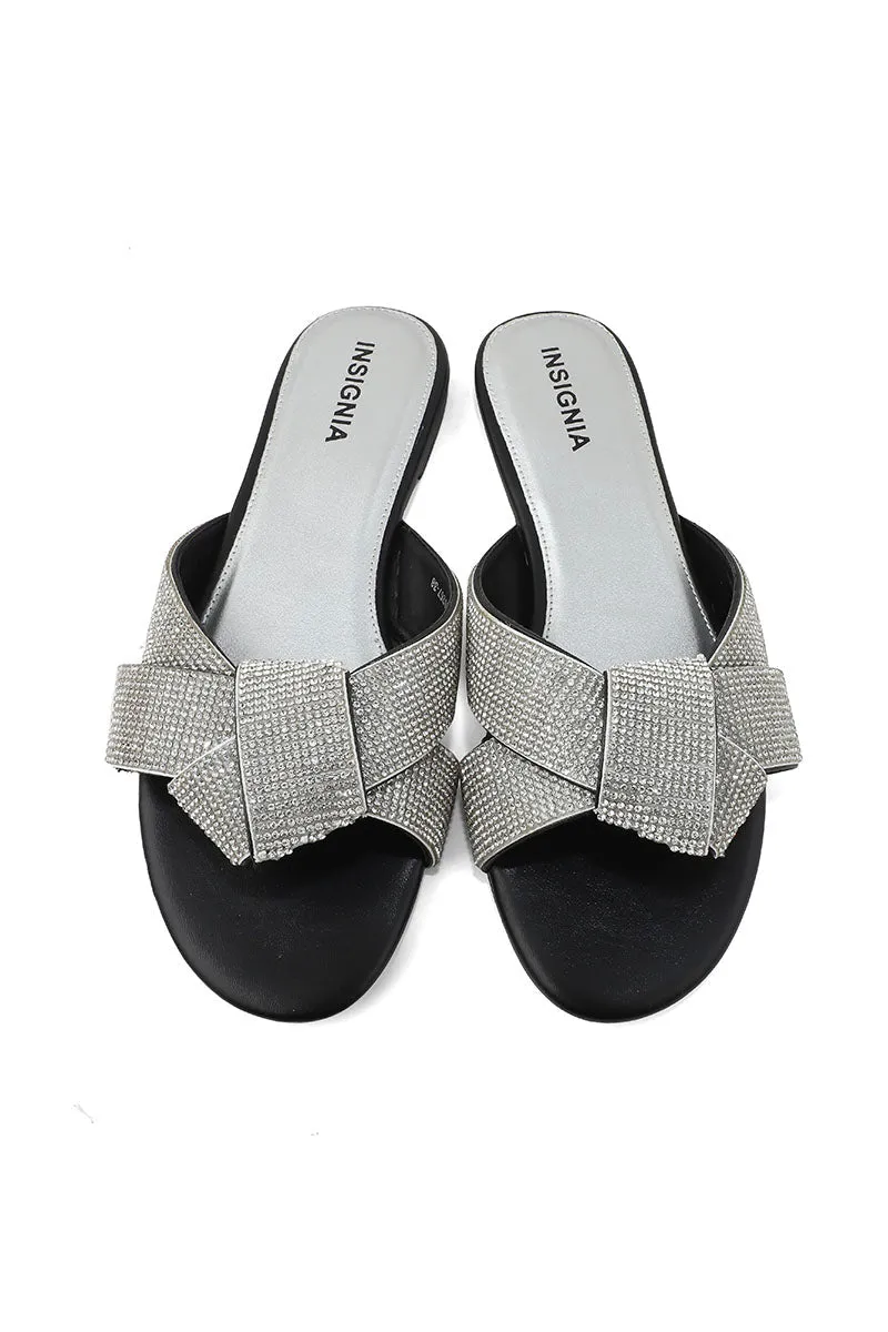 Party Wear Slip On I29267-Black
