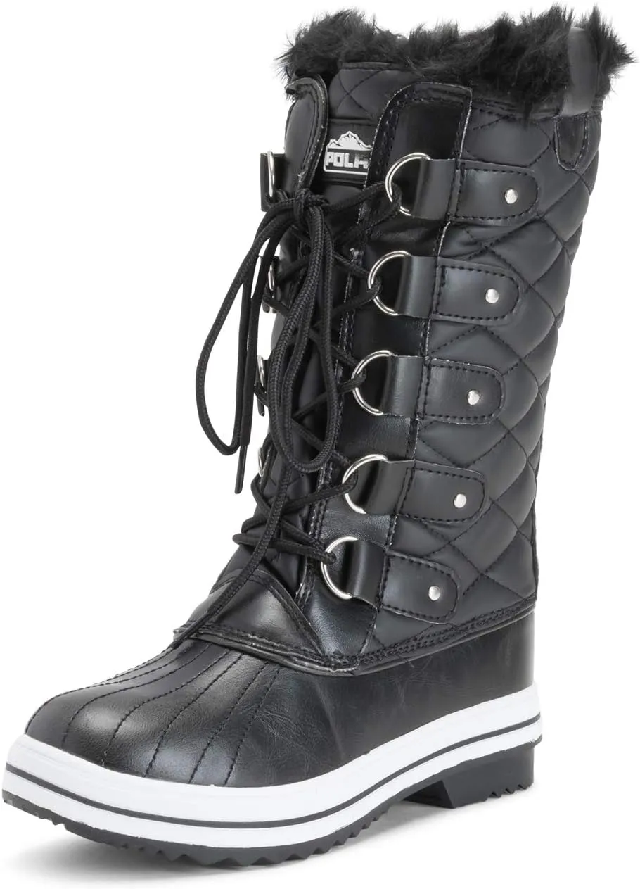Polar Women's Nylon Tall Winter Snow Boot