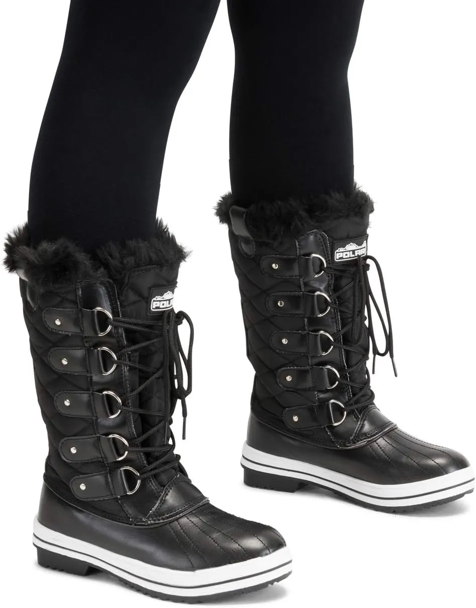 Polar Women's Nylon Tall Winter Snow Boot