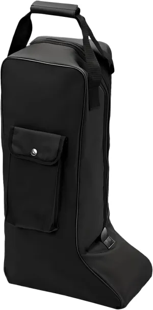 Portable Boot Bag, Horse Riding Tall Boot Bag with Handle, Equestrian Equipment Organizer with Sturdy Oxford Cloth and Leather Boot Carry Bag, Knight Boot Bag for Storage