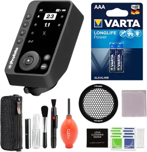 Profoto Connect Pro Remote for Fujifilm Bundle with Profoto Clic Grid 20, Varta AAA Battery, and Additional Accessories