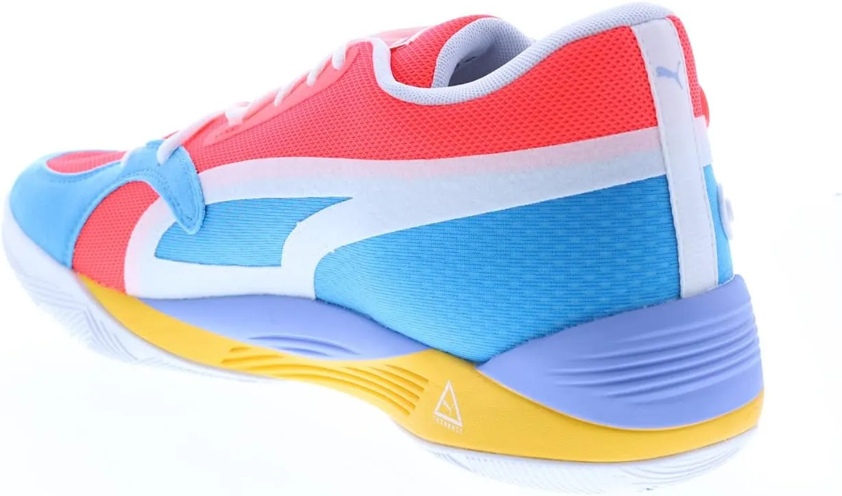 PUMA Mens TRC Blaze Court Pop Art Athletic Basketball Shoes