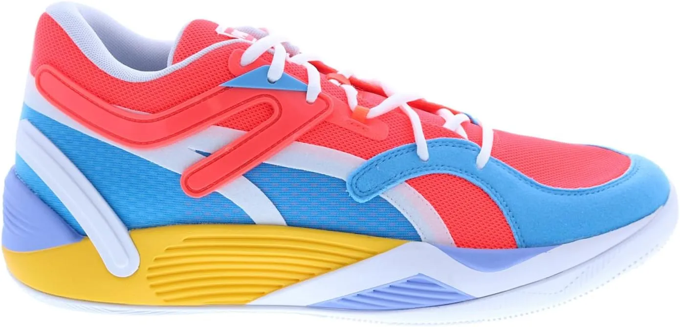 PUMA Mens TRC Blaze Court Pop Art Athletic Basketball Shoes