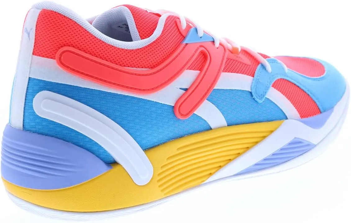PUMA Mens TRC Blaze Court Pop Art Athletic Basketball Shoes