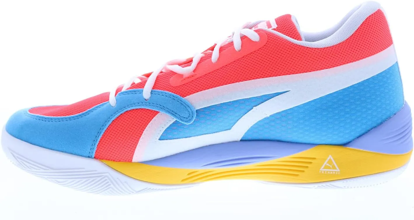 PUMA Mens TRC Blaze Court Pop Art Athletic Basketball Shoes