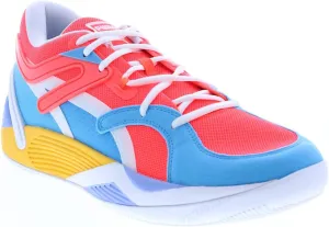 PUMA Mens TRC Blaze Court Pop Art Athletic Basketball Shoes