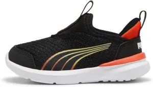 PUMA Unisex-Child Slip on Shoes Kids Kruz Sliptech(Toddler) Sneaker, Club Navy-Hyperlink Blue, 10 US