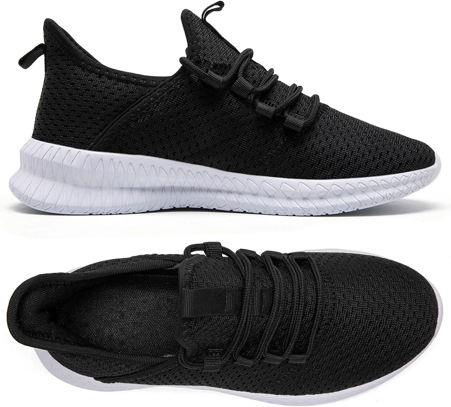 QIJGS Running Shoes for Women Walking Shoe Tennis Casual Lightweight Sneakers Lace Up