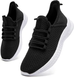 QIJGS Running Shoes for Women Walking Shoe Tennis Casual Lightweight Sneakers Lace Up