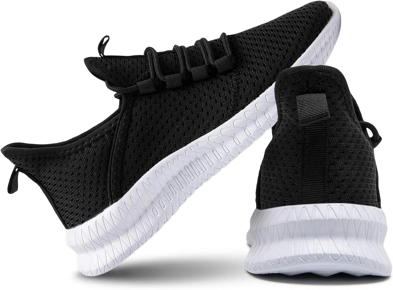 QIJGS Running Shoes for Women Walking Shoe Tennis Casual Lightweight Sneakers Lace Up
