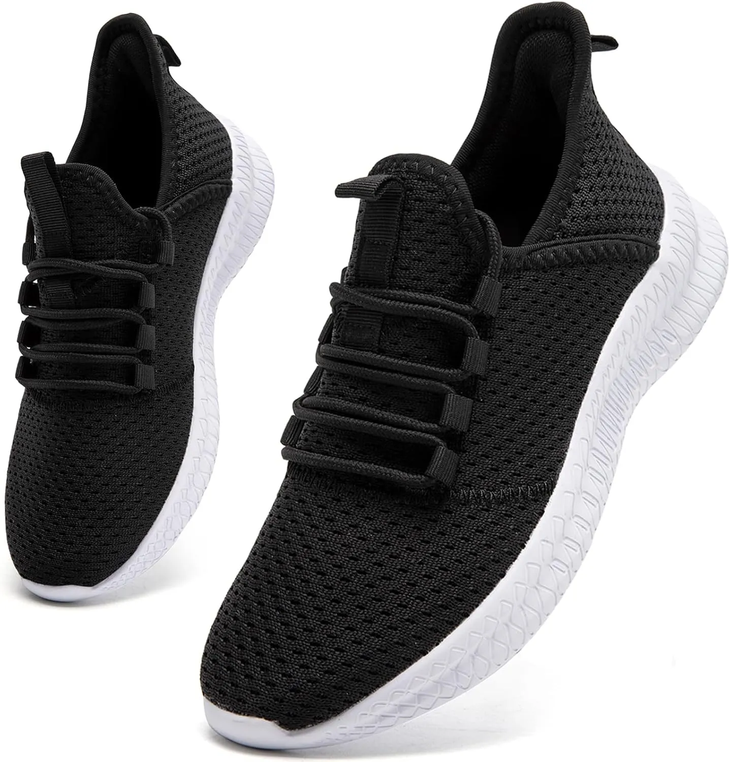 QIJGS Running Shoes for Women Walking Shoe Tennis Casual Lightweight Sneakers Lace Up