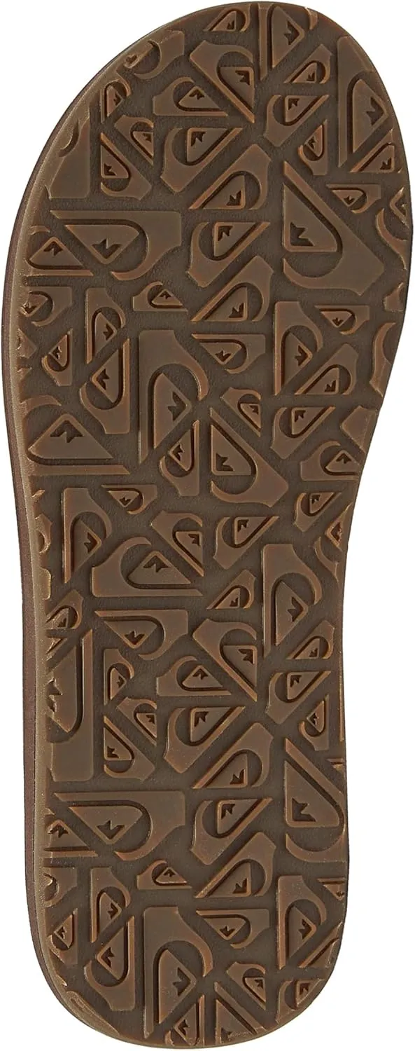 Quiksilver Men's Carver Suede 3 Point Flip Flop Athletic Sandal
