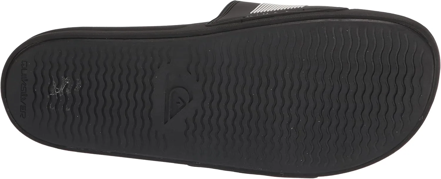 Quiksilver Men's Rivi Wordmark Slide Sandal