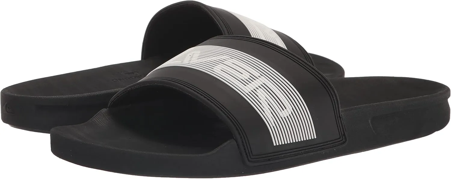 Quiksilver Men's Rivi Wordmark Slide Sandal