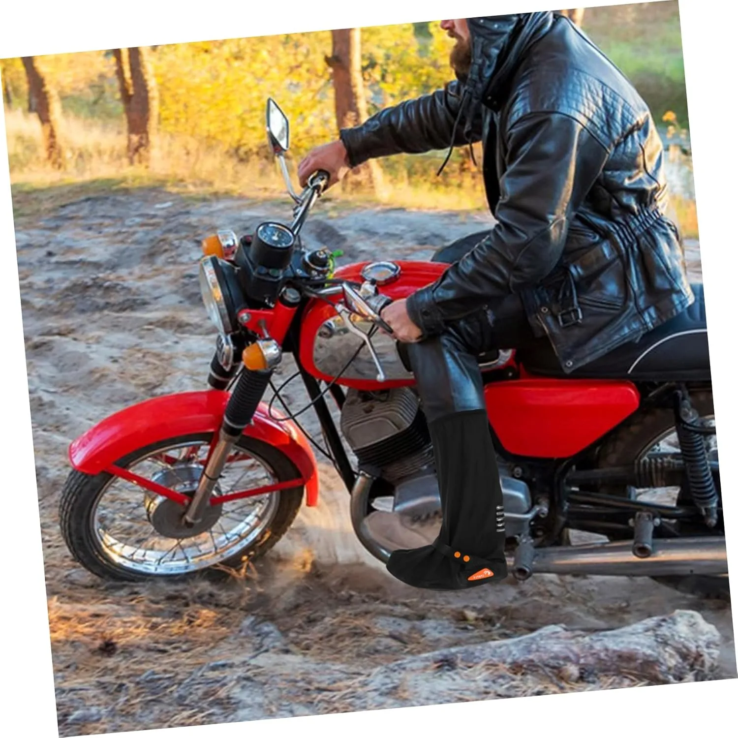 Rainproof Shoe Cover Motorcycle Rain Gear Motorcycle Shoes Cover Cycling Shoe Covers Cold Weather Rain