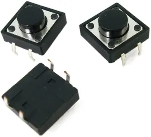 Replacement Parts Toggle Switches 50pcs/lot 12x12x4.3/5/6/7/8/10/12MM 4PIN Tactile Tact Push Button Micro Switch Direct Plug-in Self-Reset DIP Top Copper Slide Switch(12X12X8mm)