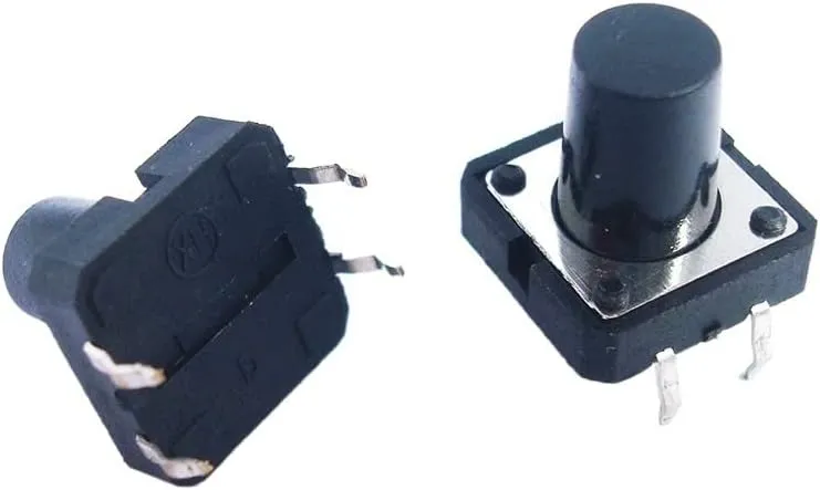 Replacement Parts Toggle Switches 50pcs/lot 12x12x4.3/5/6/7/8/10/12MM 4PIN Tactile Tact Push Button Micro Switch Direct Plug-in Self-Reset DIP Top Copper Slide Switch(12X12X8mm)