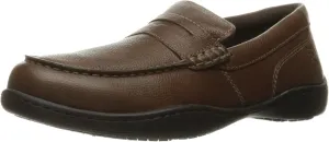 Rockport Men's Rocker Landing Ii Penny Loafer- Brown Tumbled-8 M