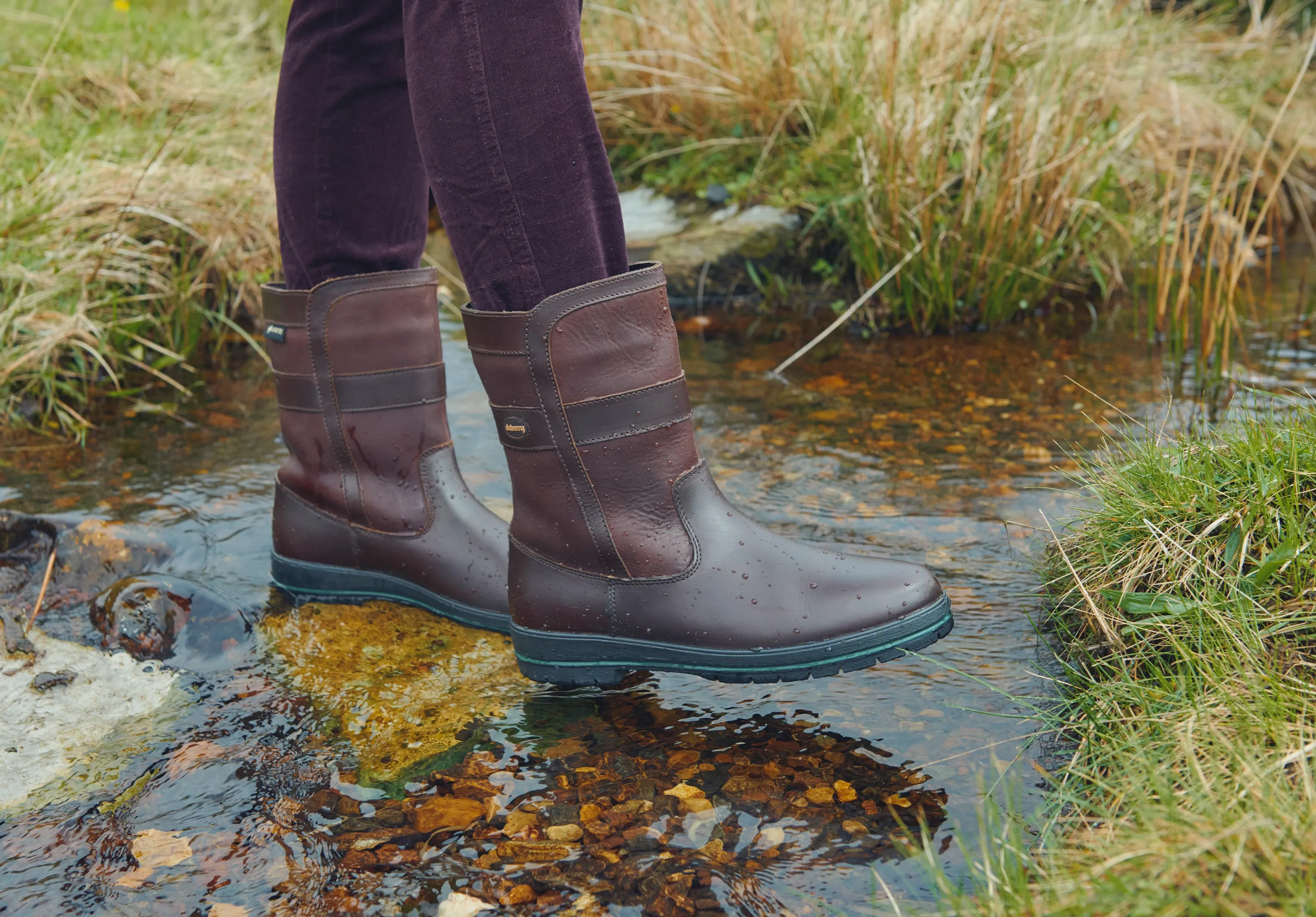 Roscommon Ladies' Short Rain Boot - Mocha