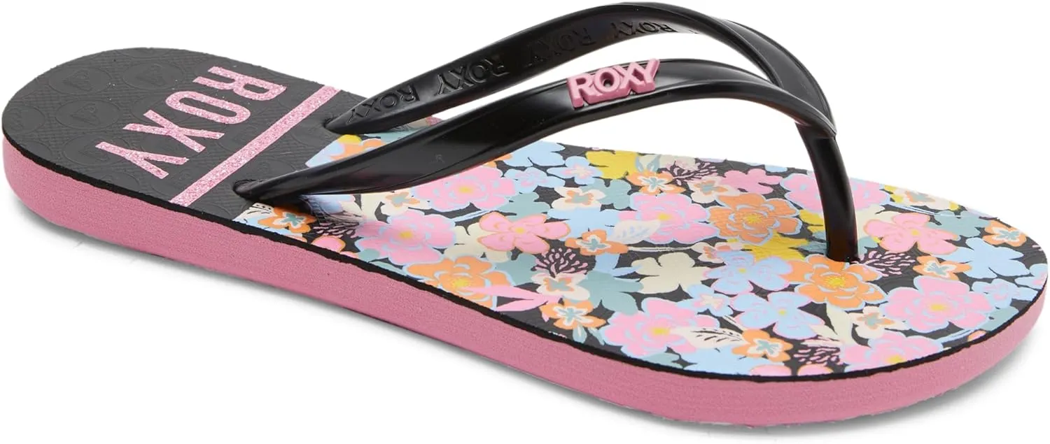 Roxy girls Rg Viva Stamp Flip Flop Sandal