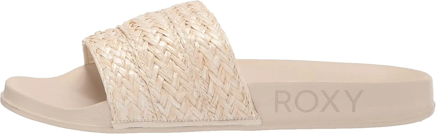 Roxy Women's Slippy Jute Slide Sandal