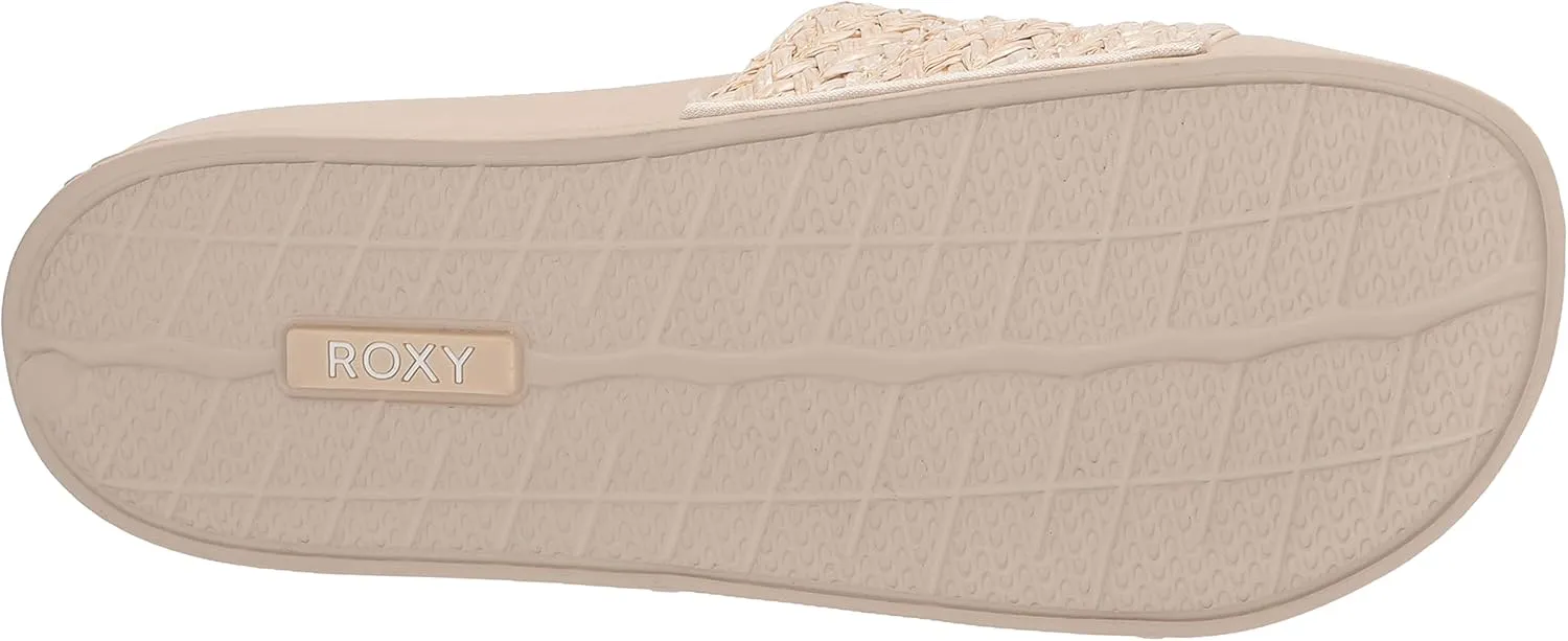 Roxy Women's Slippy Jute Slide Sandal