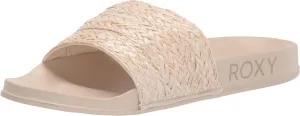 Roxy Women's Slippy Jute Slide Sandal