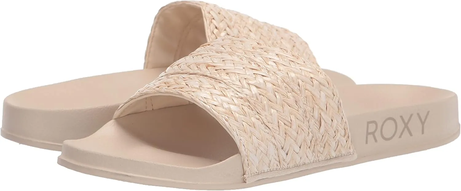 Roxy Women's Slippy Jute Slide Sandal