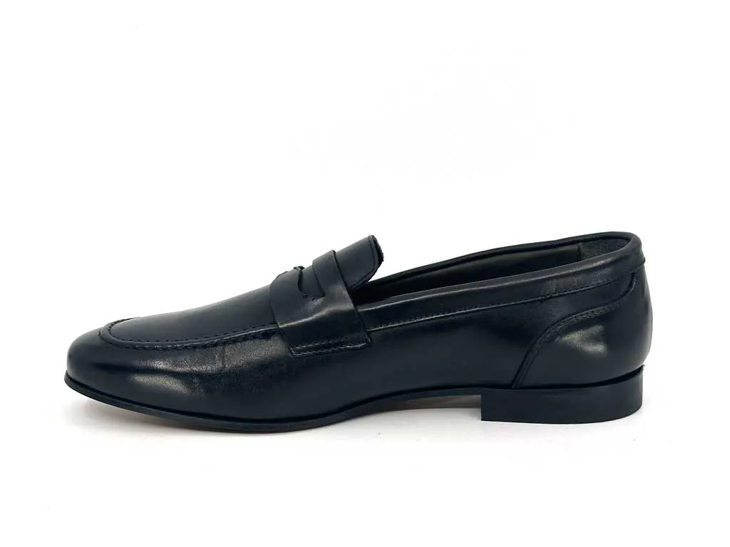 Samson Black Men's Penny Loafers