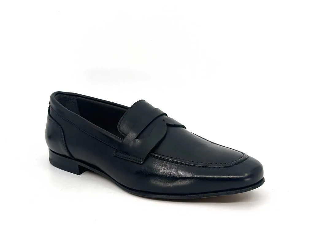 Samson Black Men's Penny Loafers