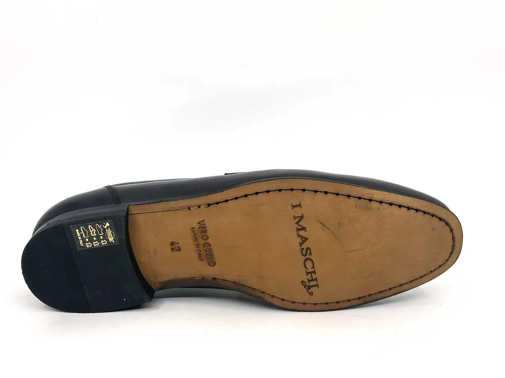 Samson Black Men's Penny Loafers