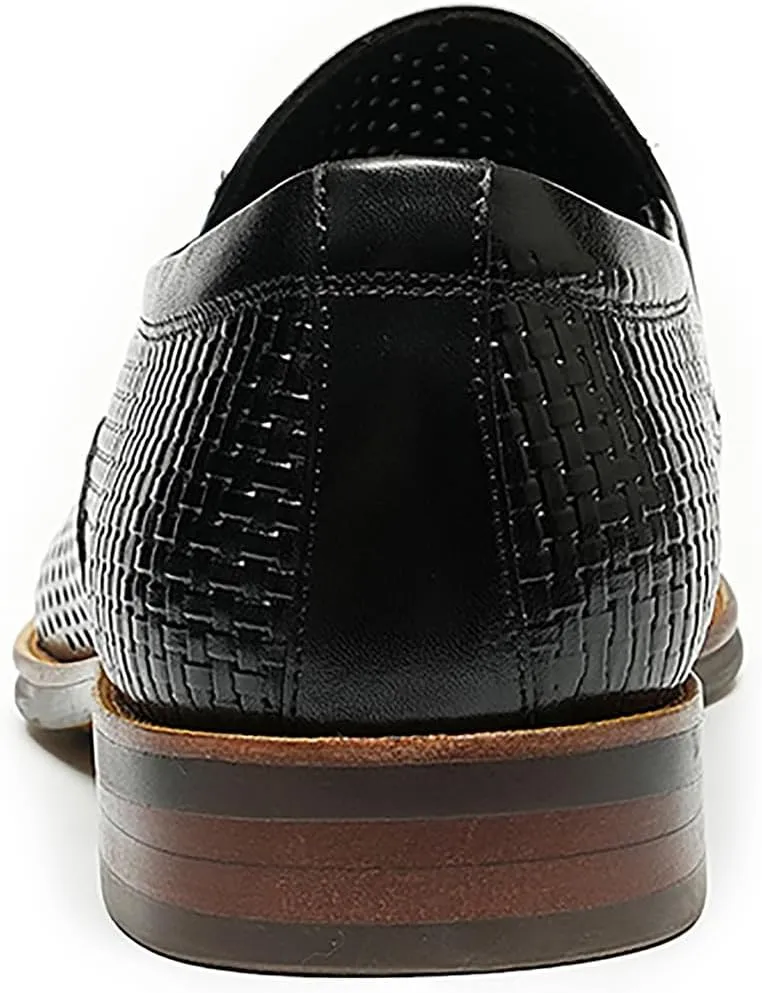 Santimon Men's Loafer Slip On Dress Casual Genuine Leather Hollow Penny Loafer Business Formal Summer Walking Shoes