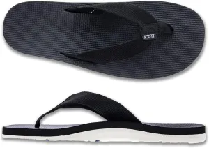 Scott Hawaii Men's Hokulea Sandal | Tubular Nylon Strap Rolls Against Skin | Molded Outolse With Arch Support And Heel Cup | Non-Marking No-Slip | Marine And Boat Friendly Flip Flop