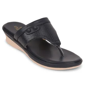Senorita Navy Blue Casual Wedge Heel Sandal For Women SGL-3 By Liberty