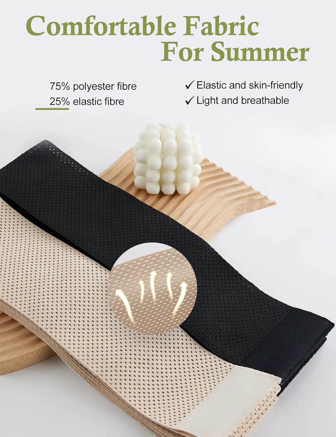 SHAPSHE Waist Trainer for Women Wrap Belt Shapewear Tummy Control Workout Sweat Waist Trimmer Belly Band for Weight Loss