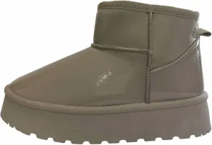 Shoes8teen Platform Mini Boot For Women Short Ankle Boot Fur Fleece Lined Sneakers Classic Ultra Snow Platform Anti-Slip Boot For Outdoor